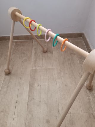 Gimnasio bebé madera