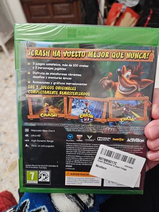 Crash bandicoot n'sane trilogy xbox one nuevo