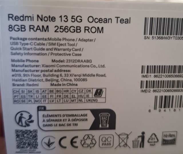 MOVIL Redmi Note 13