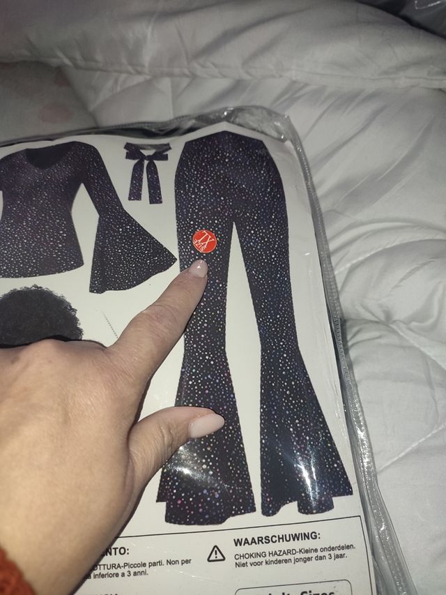 Traje de carnaval años 70 