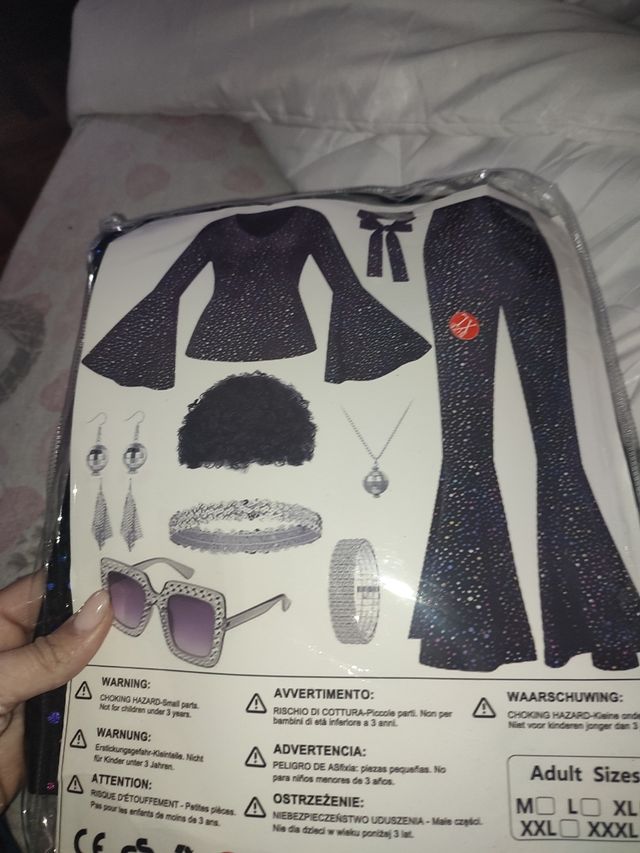 Traje de carnaval años 70 