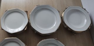 VAJILLA NUEVA SCHIRNDING BAVARIA 51 PIEZAS