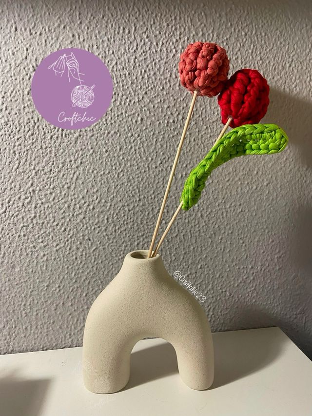 Ramo de flores crochet