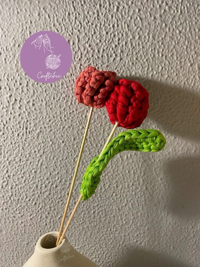 Ramo de flores crochet