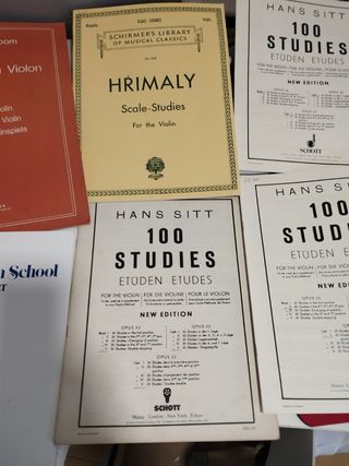 Violín métodos partituras