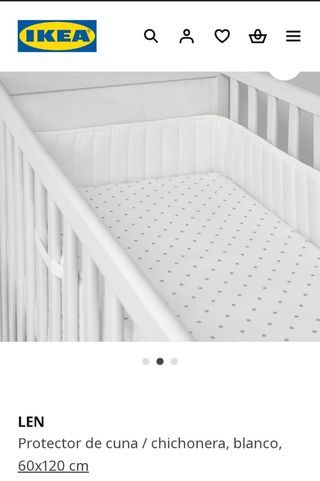 Protector de cuna Ikea a estrenar