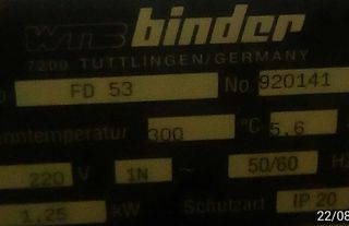 Horno de laboratorio