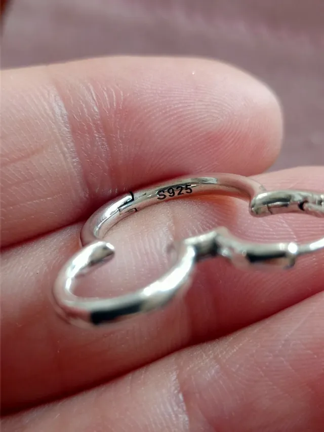 Pendientes aro Mickey plata