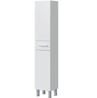 Columna de Baño Blanco Brillo 35x182 cm