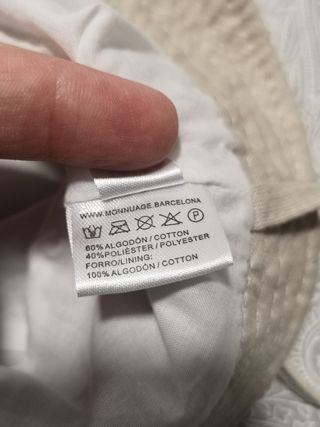 Sombrero bebé beige talla 40