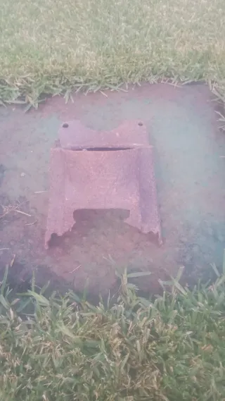 Caldera antigua de hierro marca Roca