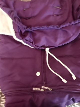 Saco sillita paseo invierno bebedue universal+ropa