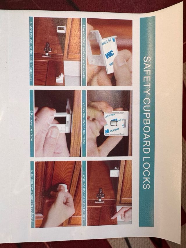 Cierre magnetico y bloqueo de puertas bebe