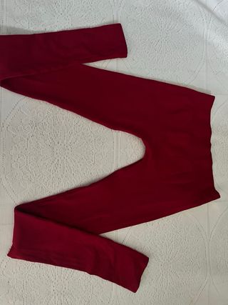 Leggings color rojo