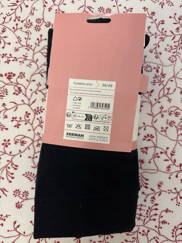 Legging térmico negro / pack 2 unidades