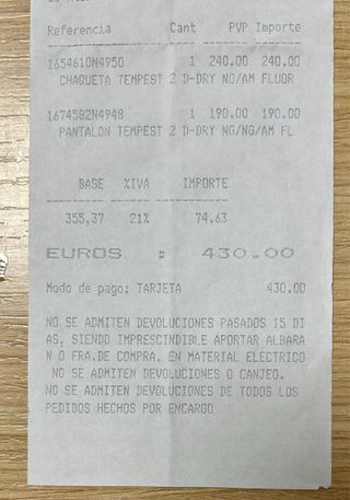 TRAJE CORDURA DAINESE