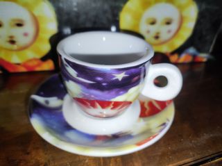 Set 2 tazzine da caffè con zuccheriera