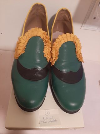 Zapatos fiestas moros fila Magenta