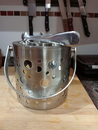 Cubitera de diseño de acero inoxidable