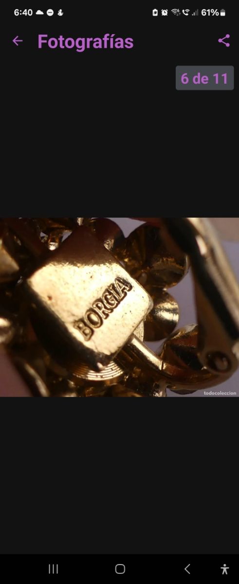 Pendiente de diseño marca borgia