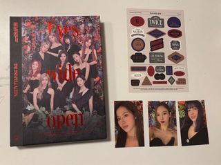 Twice “Eyes wide open”  photocards e poster