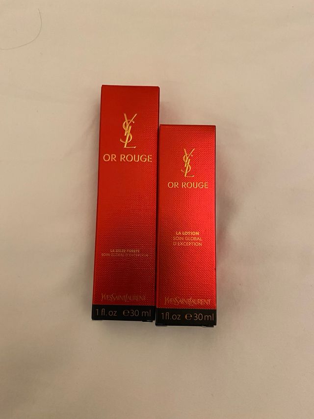 Gel y tonico de YSL or rouge