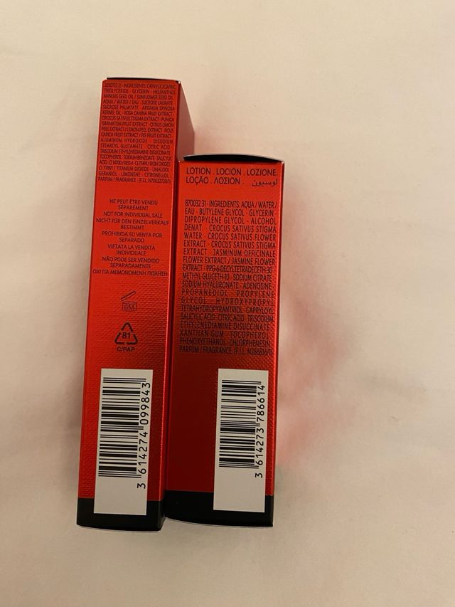 Gel y tonico de YSL or rouge