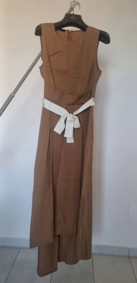 Vestito tunica marrone Nuvola