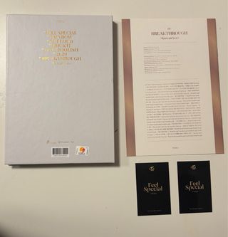 Twice “Feel special” con photocard