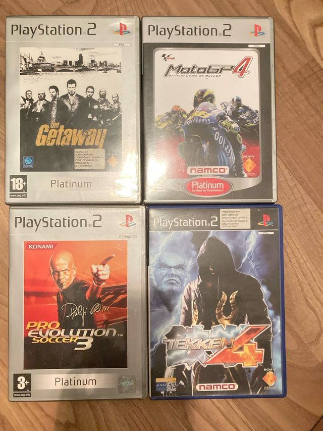 Lote 4 juegos Play Station 2