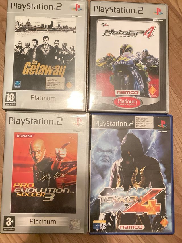 Lote 4 juegos Play Station 2