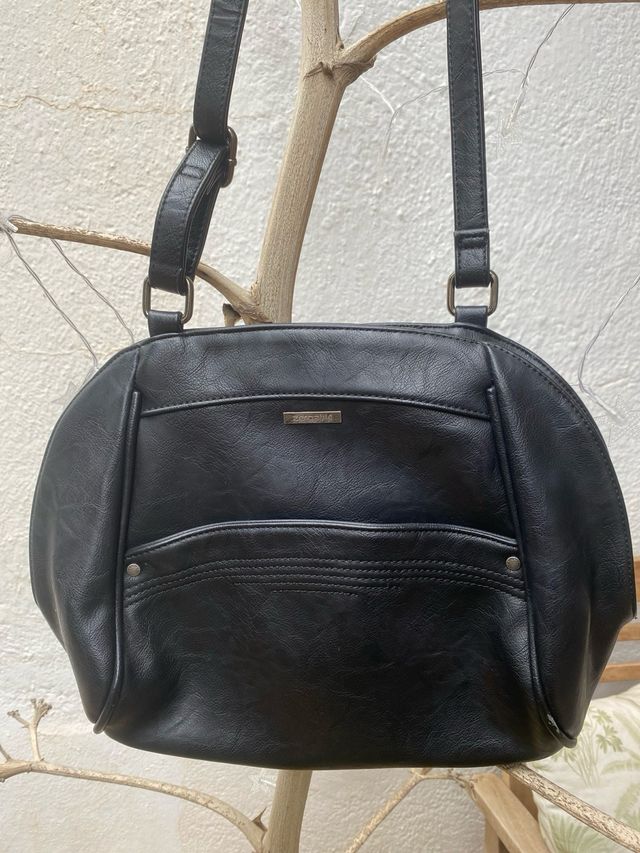 Bolso vintage bandolera negro