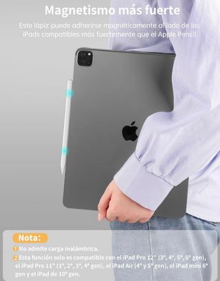 NUEVO- Lapiz para Apple iPad. Carga Rápida 