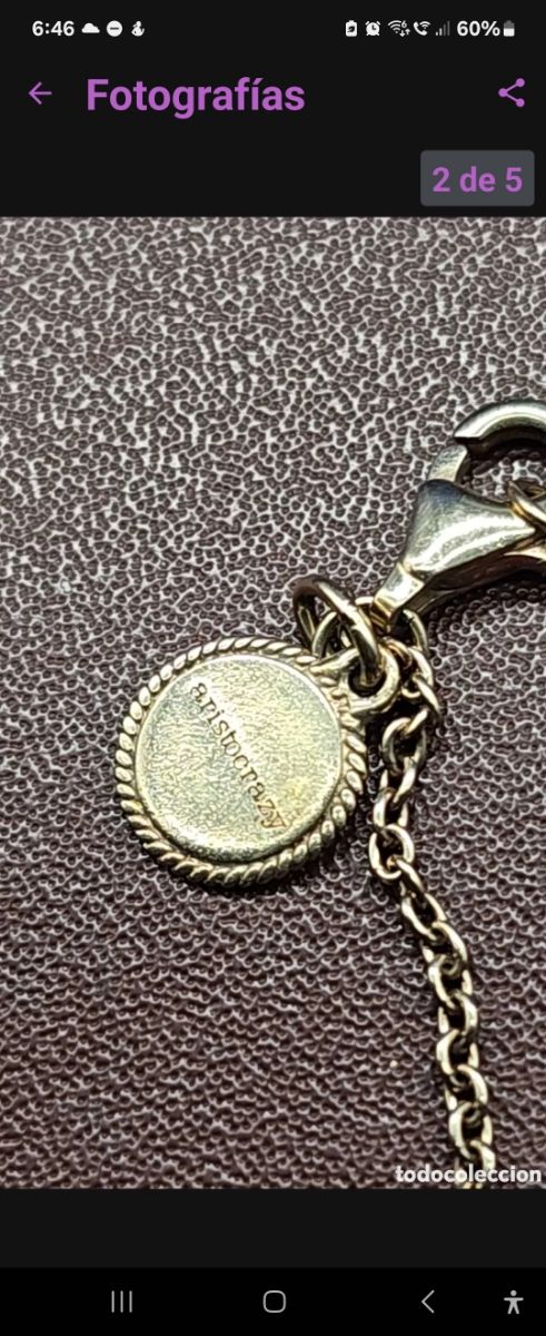 Pulsera Aristocracy plata con baño de oro