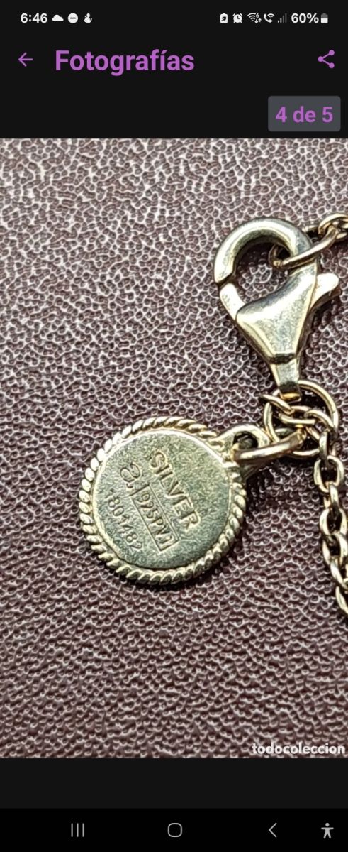 Pulsera Aristocracy plata con baño de oro