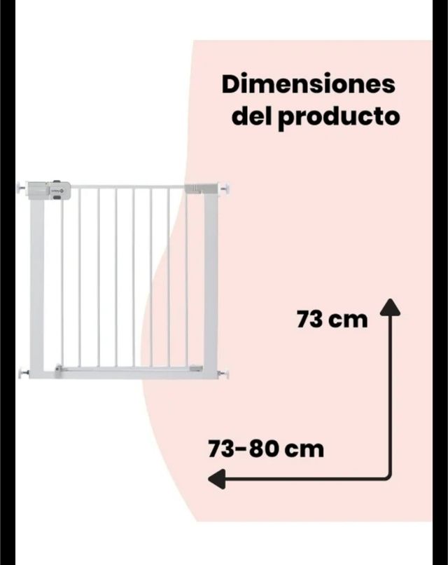 Barrera seguridad niños 2 unidades