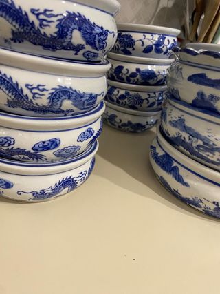 Ciottole ceramica dipinto amano