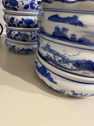 Ciottole ceramica dipinto amano