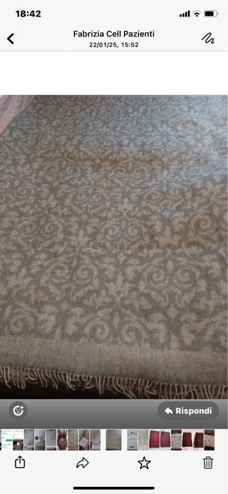 Coperta in lana 100 di Fero’