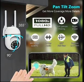 Cámara de seguridad Wi-Fi 1080p HD