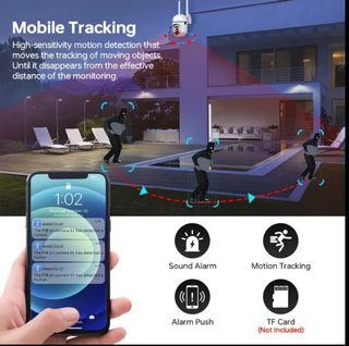 Cámara de seguridad Wi-Fi 1080p HD