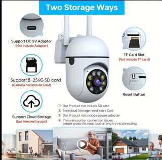 Cámara de seguridad Wi-Fi 1080p HD