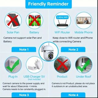 Cámara de seguridad Wi-Fi 1080p HD