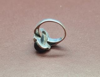 Anillo en Plata contrastada con Azab