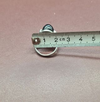 Anillo en Plata contrastada con Azab