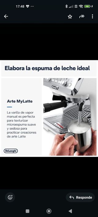 Cafetera De'Longhi EC9155.W - Nueva