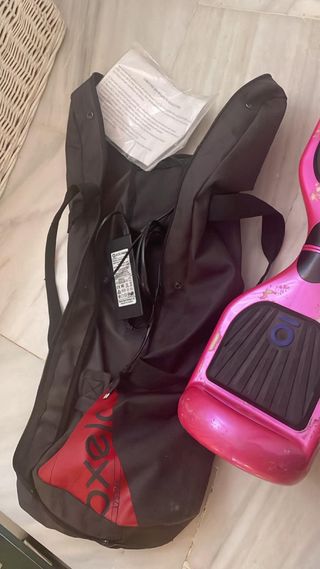 Hoverboard rosa con luces 