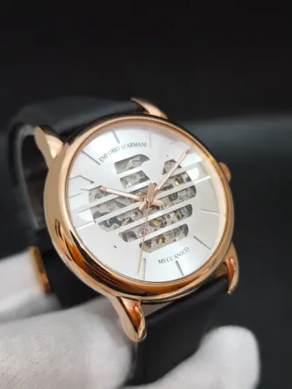 Reloj Emporio Armani Automático Skeleton Hombre