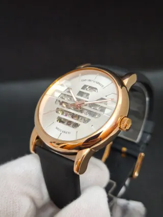 Reloj Emporio Armani Automático Skeleton Hombre