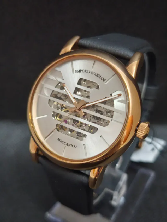 Reloj Emporio Armani Automático Skeleton Hombre